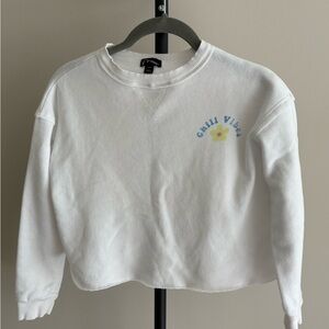 Art Class Girls White Sweatshirt size Medium 8